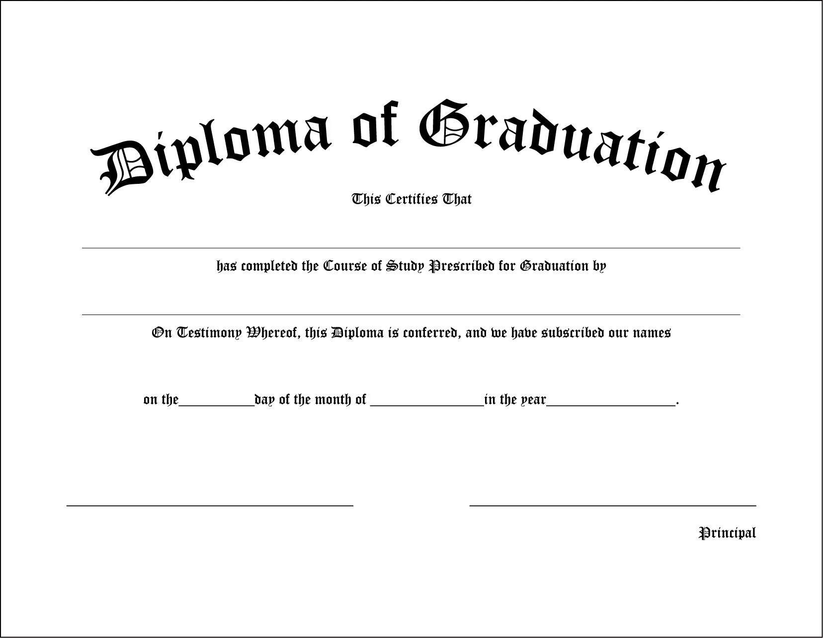 Certificates